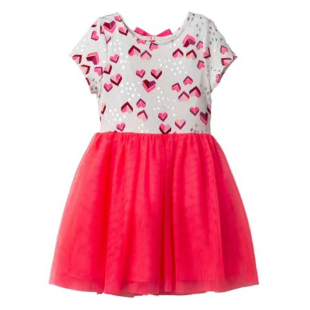 Toddler Girls Pink Heart Dress Valentines Day Tutu Outfit 12 Months | Walmart (US)