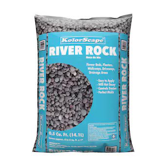 Kolor Scape 0.5 Cubic feet 50-lb Multiple colors/finishes River rock ( 0.5 - 3.0-in Rock Size ) | Lowe's