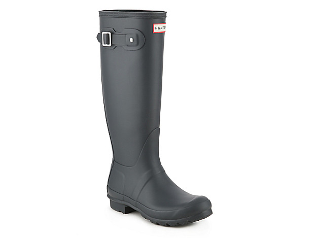 HUNTER Original Tall Rain Boot - Women's - Dark Slate Grey | DSW