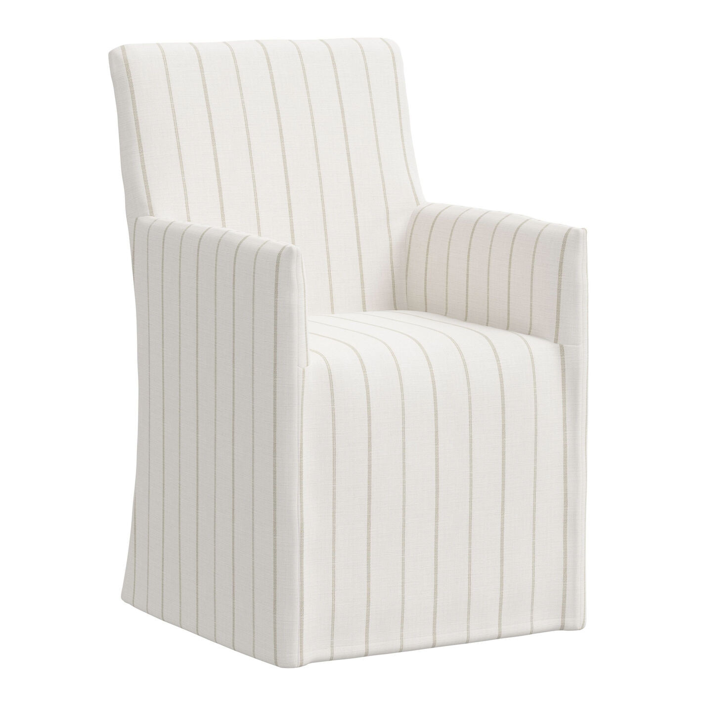 Landon Print Slipcover Dining Armchair | World Market