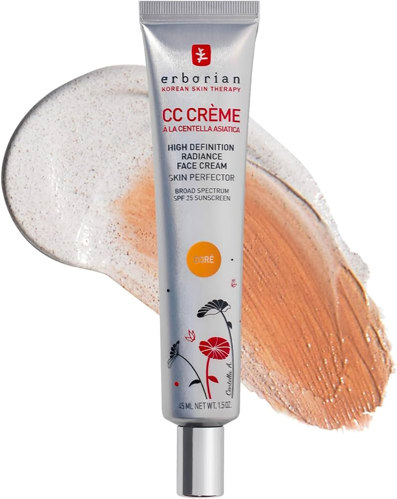 Erborian Color Correcting CC Cream with Centella Asiatica - Light Multi-Purpose Facial Concealer with Illuminating Finish Soothes & Hydrates Skin - SPF Korean Skincare Skin Perfector | Amazon (US)