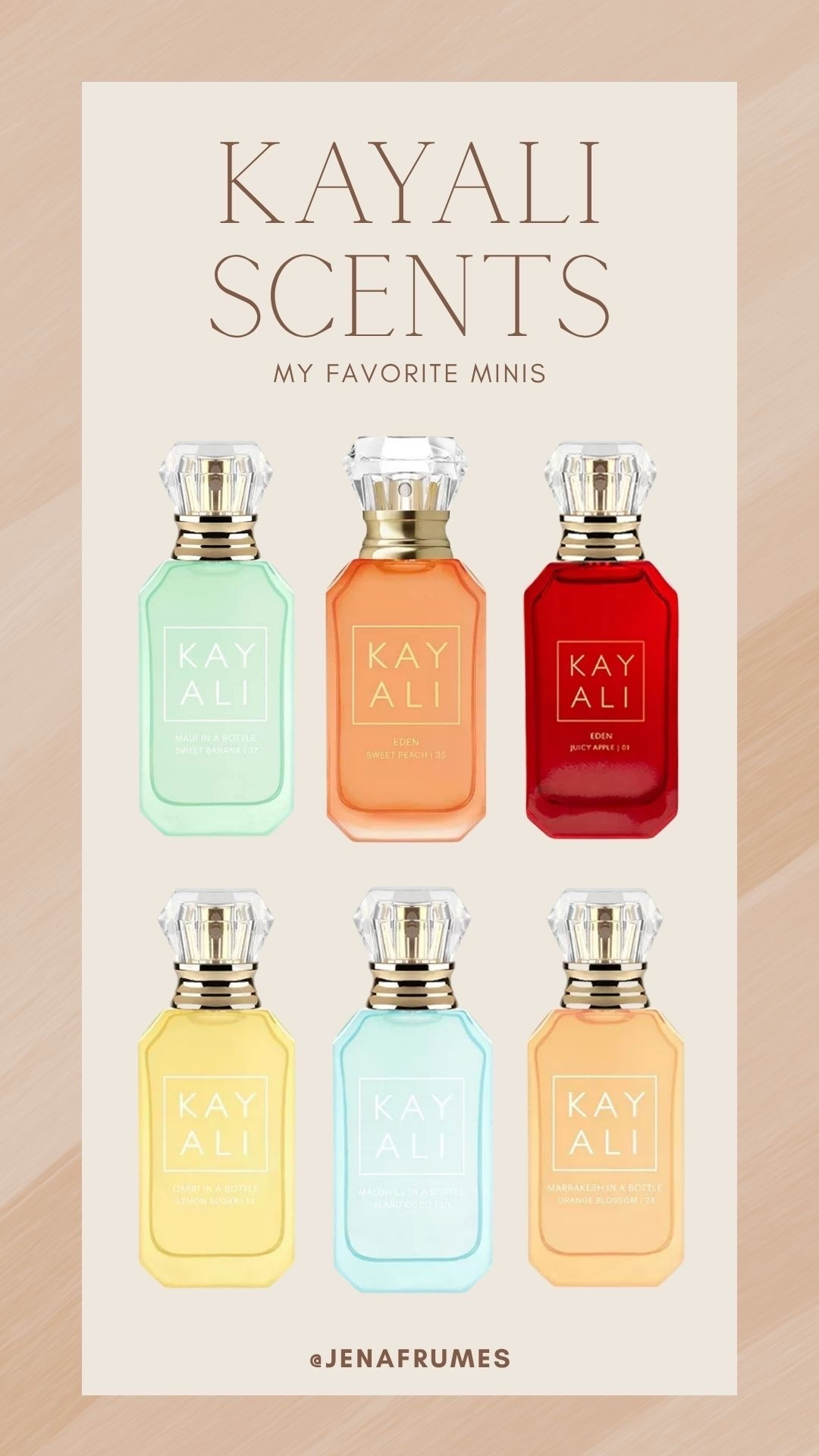 my fave kayali minis ✨