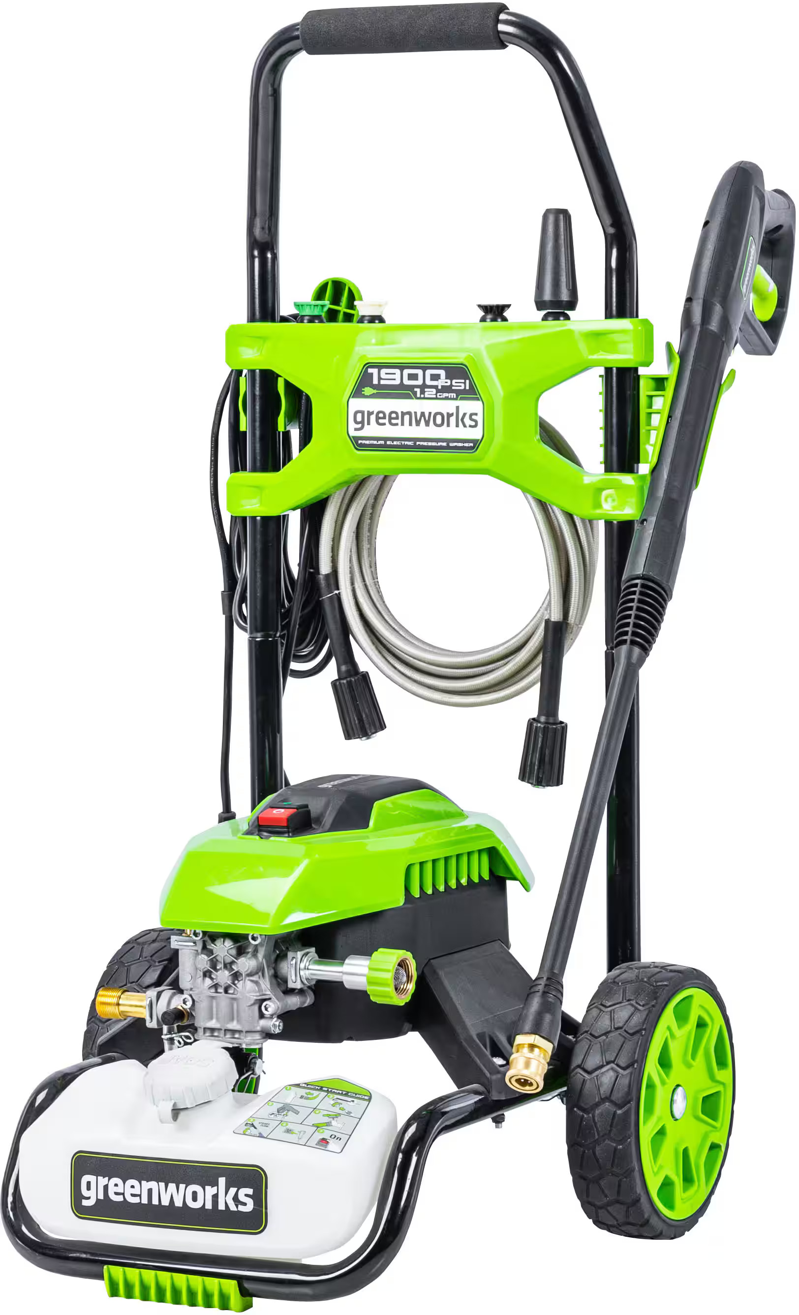 Greenworks Electric Pressure Washer up to 1900 PSI at 1.2 GPM Green 5119102/GPW1900 - Best Buy | Best Buy U.S.
