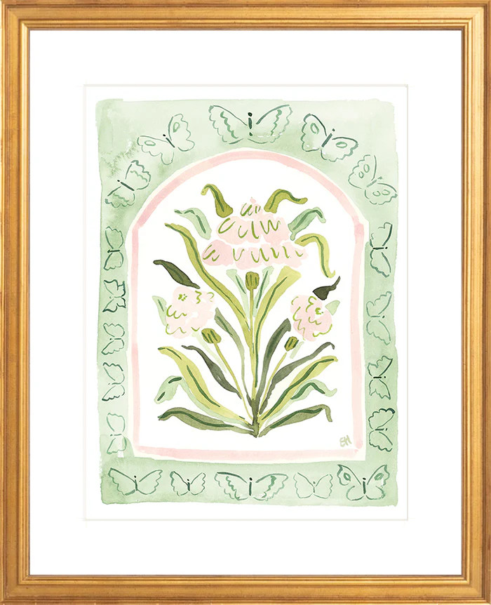 The "Botanical Rainbow Seafoam" Fine Art Print | Evelyn Henson