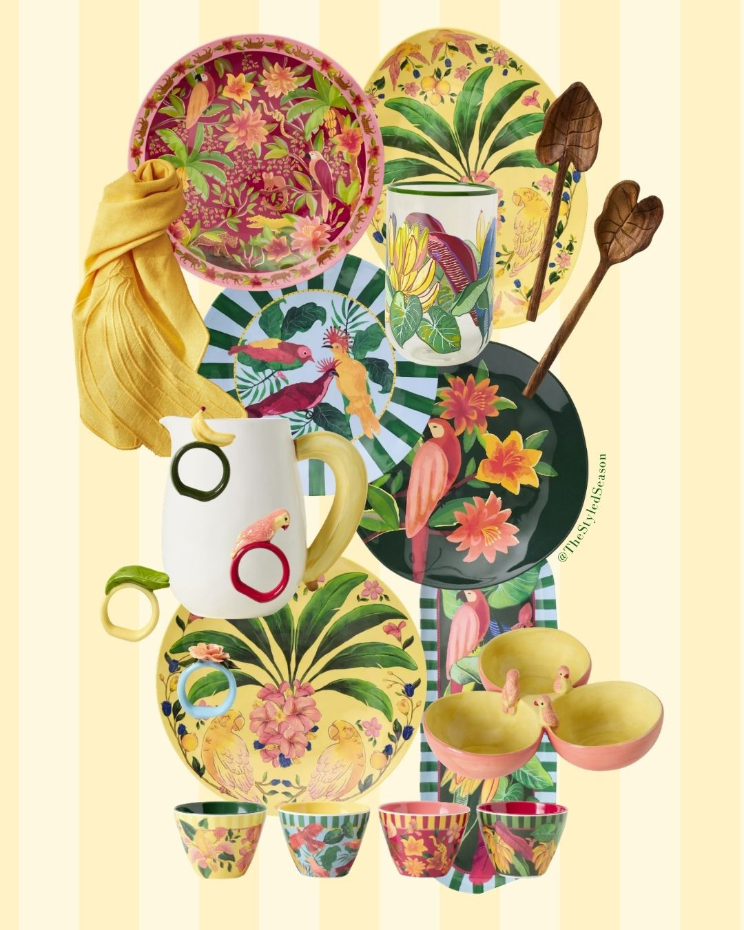 Tropical get away with Farm Rio x Anthropologie 🌴🦜 

 #LTKSeasonal #LTKHome
