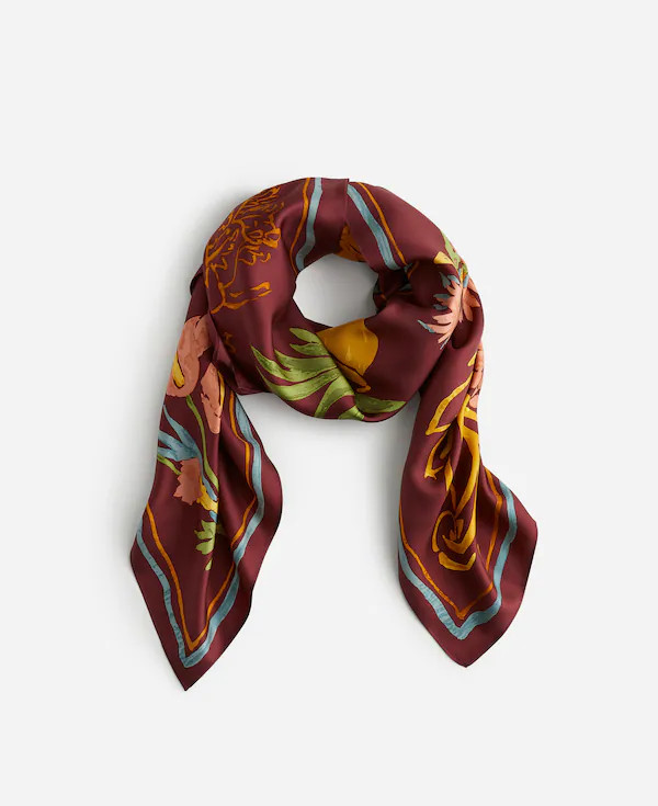 Oversized Silk Bandana | Madewell