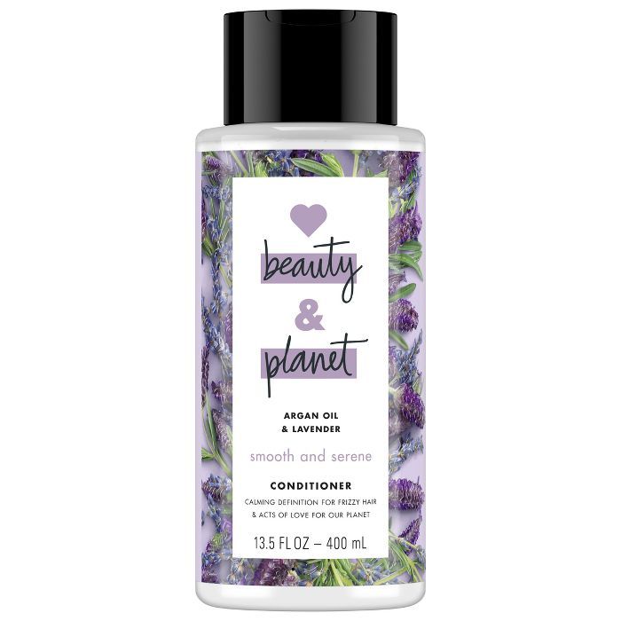 Love Beauty & Planet Argan Oil & Lavender Smooth & Serene Conditioner - 13.5 fl oz | Target