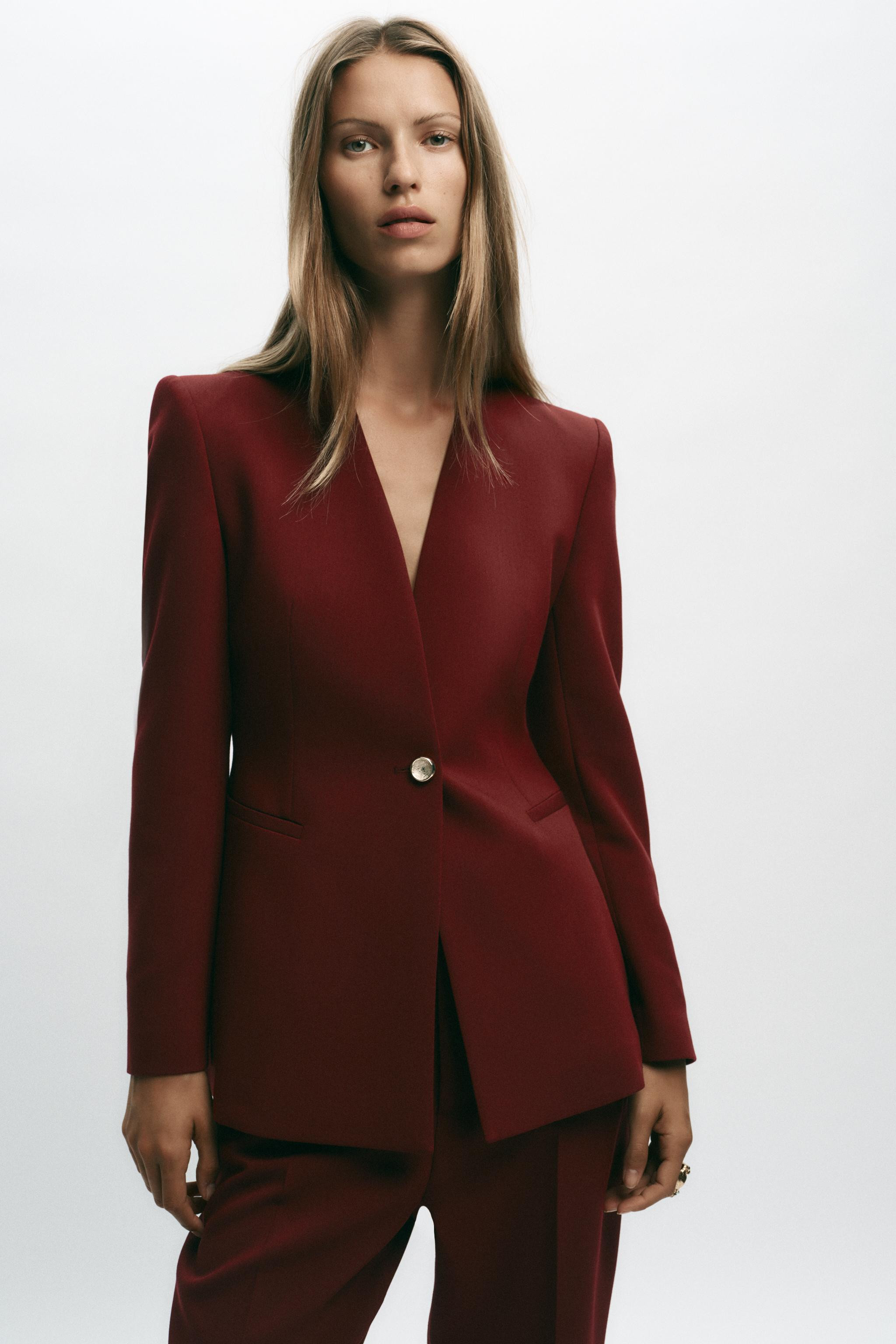 SLEEVELESS TAILORED BLAZER | Zara US