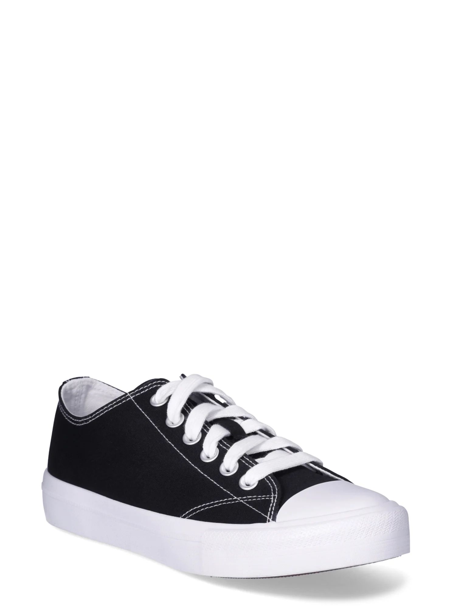 No Boundaries Womens Classic Lace Up Casual Sneakers, Wide Width Available - Walmart.com | Walmart (US)