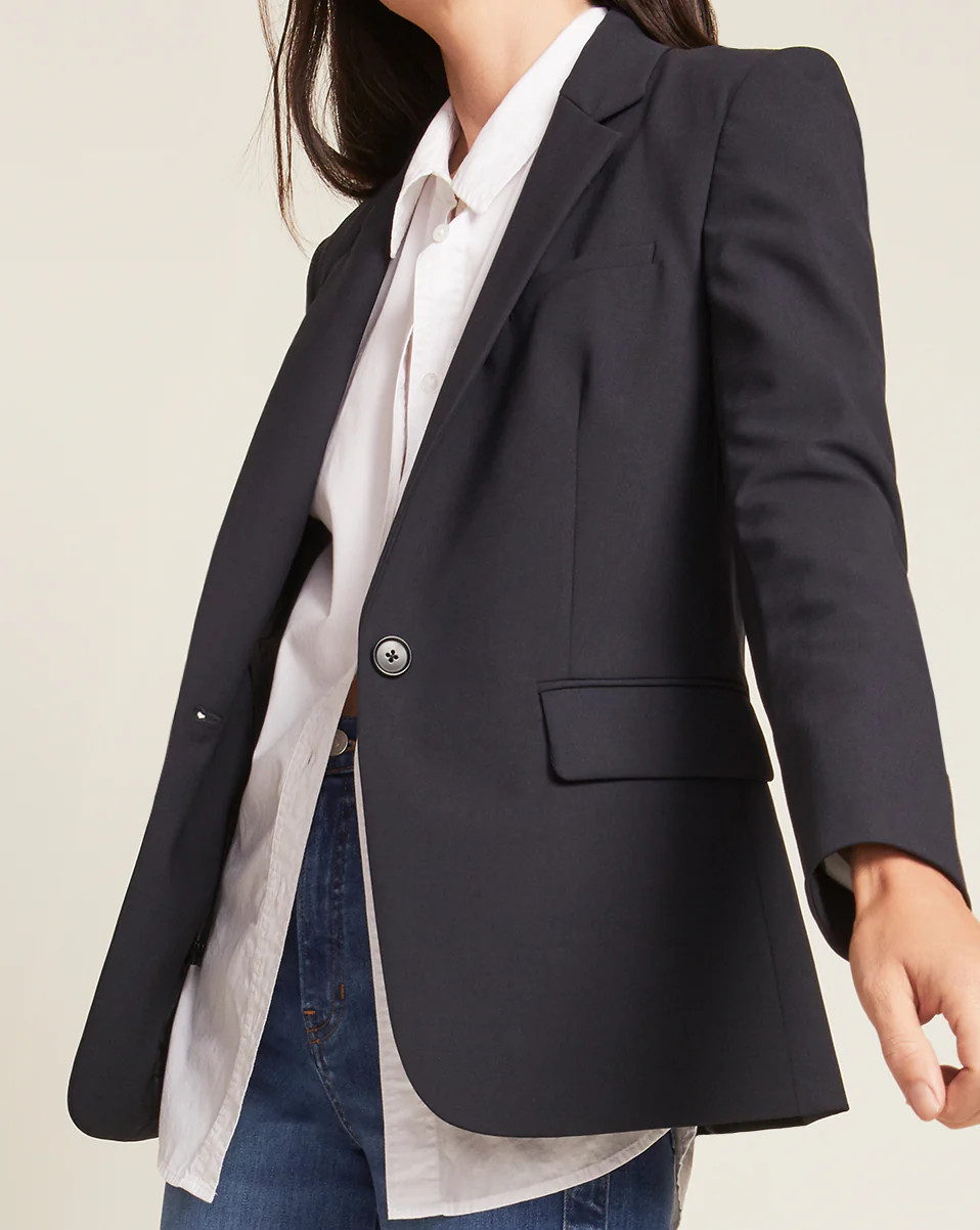 Classic Dickey Jacket - Navy | Veronica Beard
