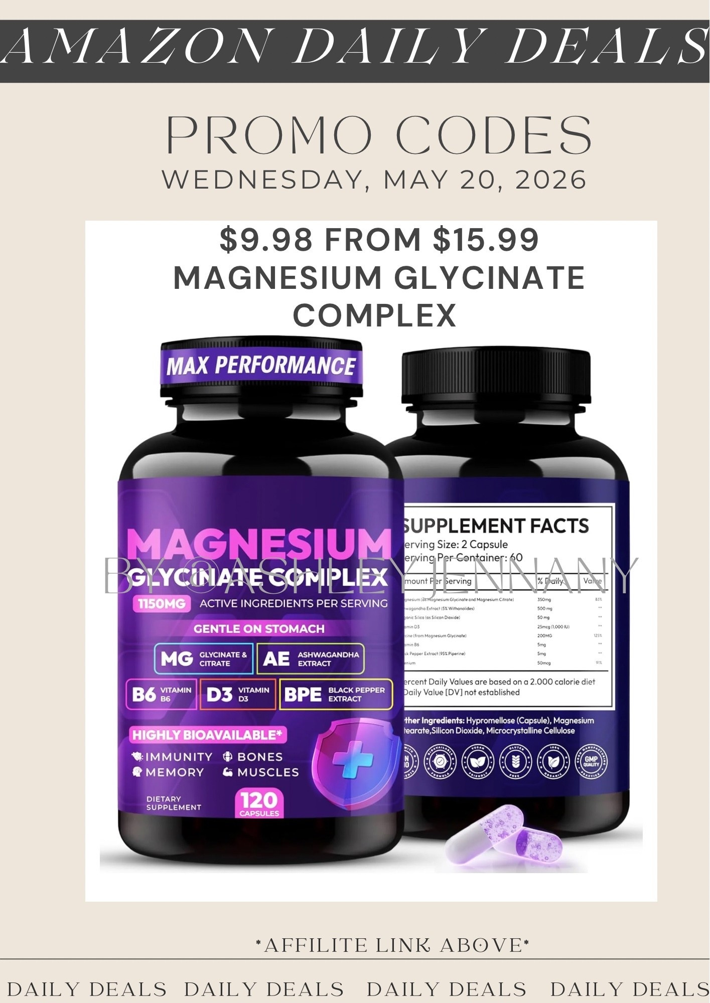 Magnesium glycinate

#LTKBeauty #LTKSaleAlert #LTKselfcare