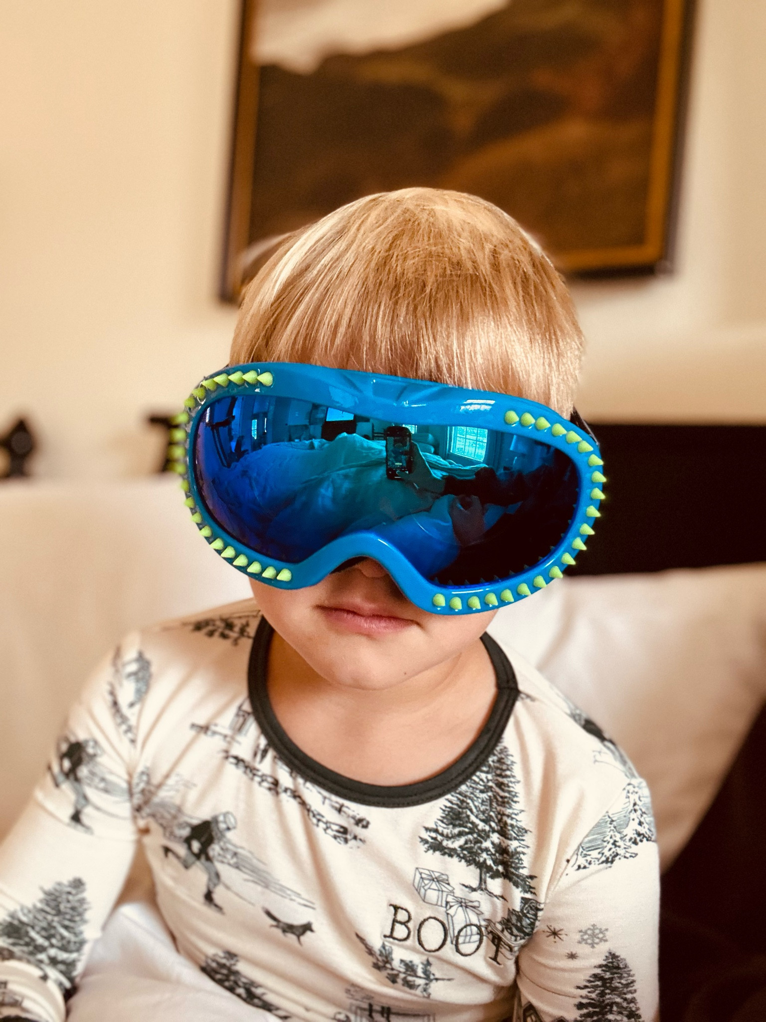 We have started opening a present a day at our house because it’s just too tempting to see them under the tree and these girls are helping to entertain us while school is out 😜 
I’m dying over the goggles we got for the boys! 😍 Boots has him on over his glasses to watch Bluey 😂

His pajamas are the ones Baxter’s family got for everyone to wear on Christmas Eve- a big family tradition. These are by Katie Kime, an artist from Austin. The kid ones are SO SOFT! Plus, the holiday toile we are wearing is on sale! 

#LTKSeasonal #LTKkids #LTKHoliday