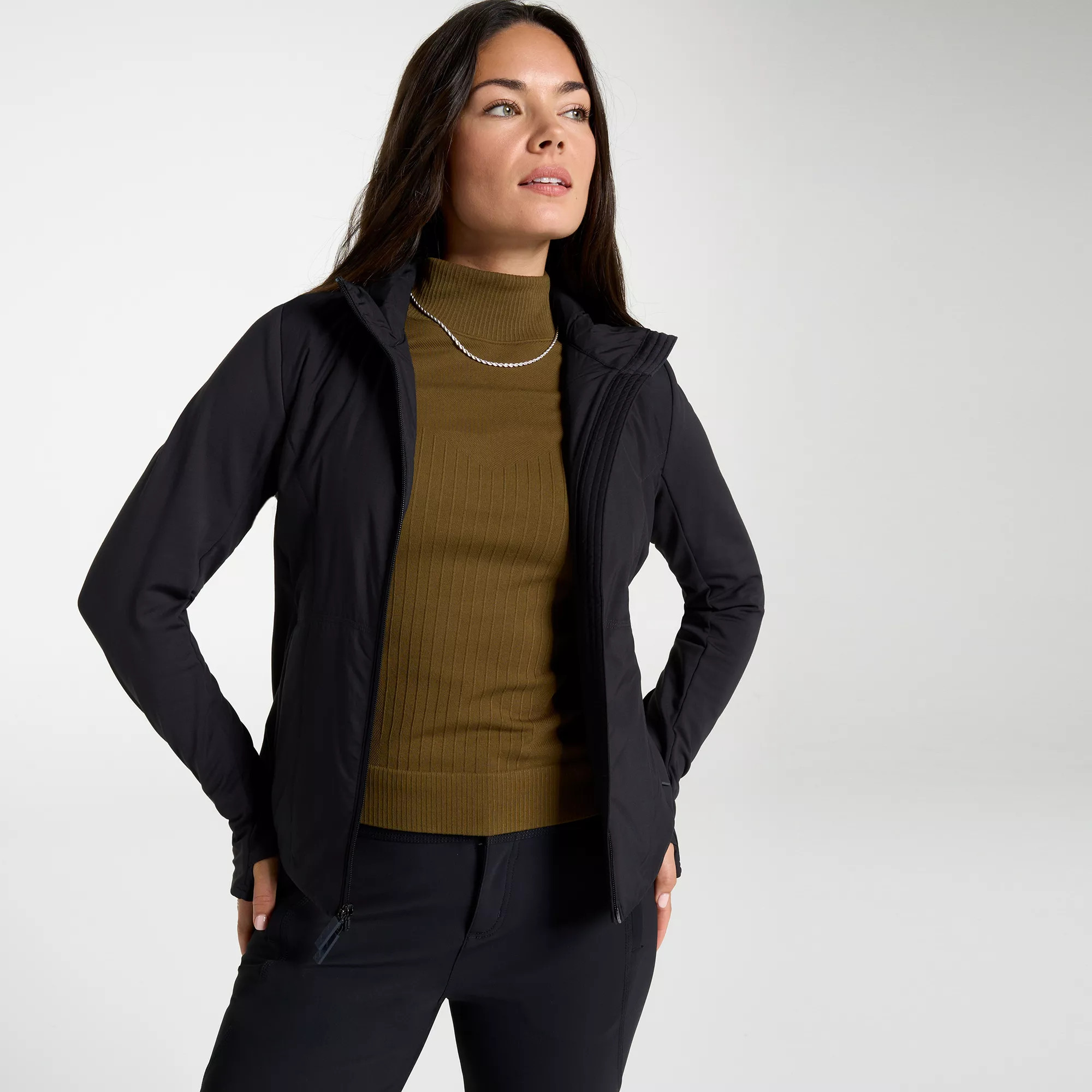 CALIA Women's Cold Dash Jacket, XS, Pure Ebony | Going Going Gone