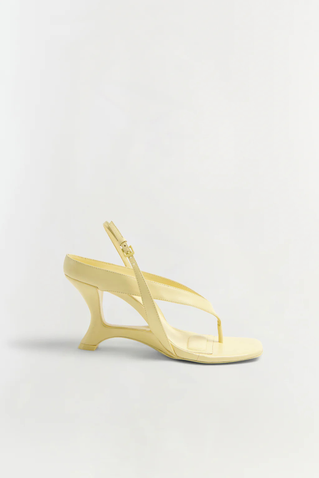 Darya Leather Wedge Thong Sandal | Simkhai