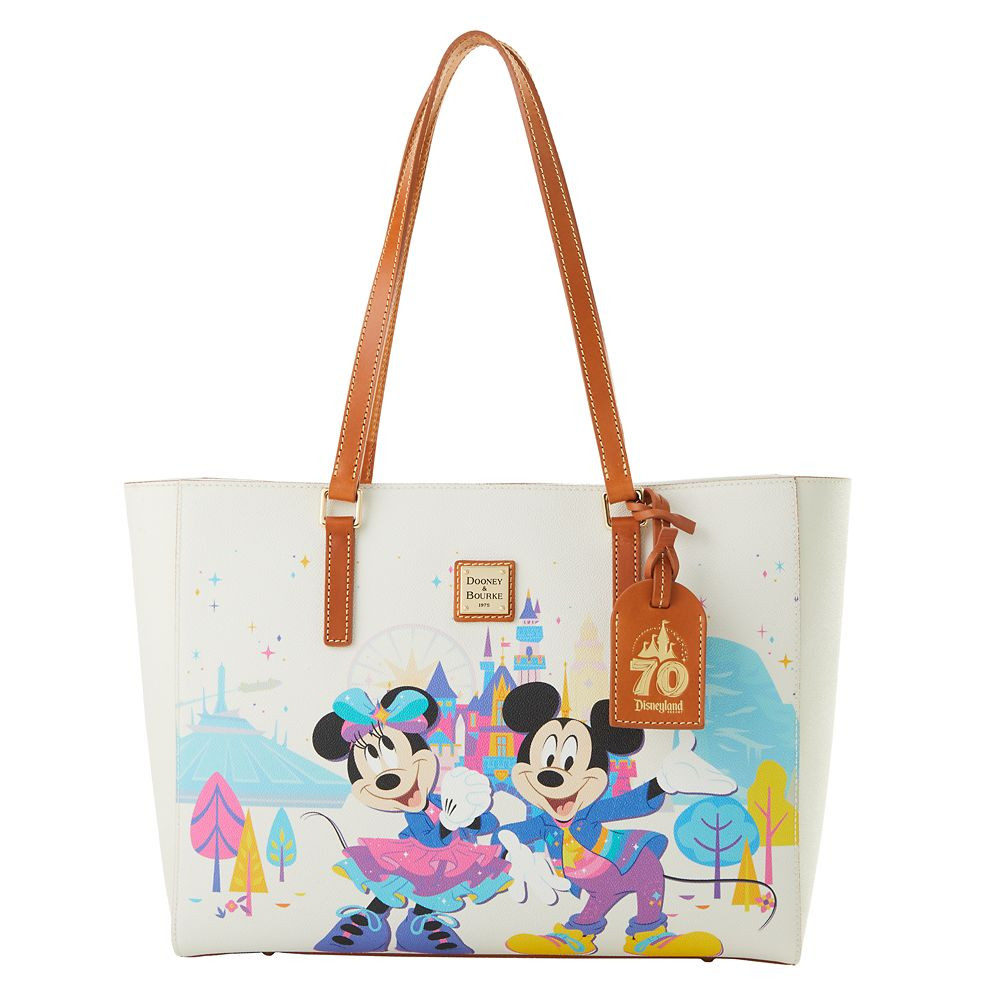 Mickey Mouse and Friends Dooney & Bourke Tote Bag – Disneyland 70th Anniversary | Disney Store