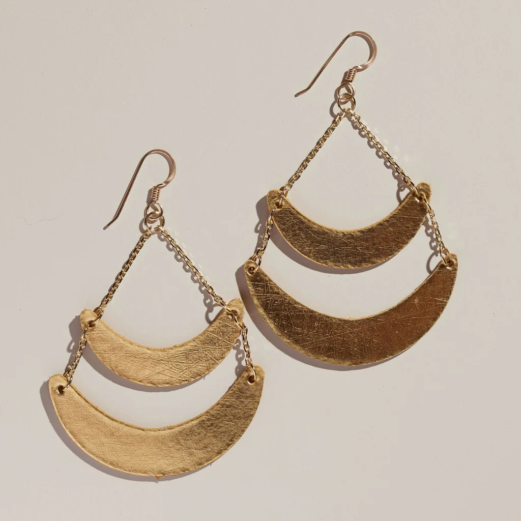 Vintage Gold Rio | Nickel and Suede