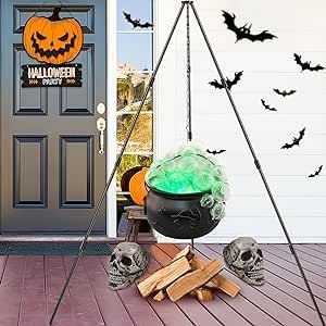 Halloween Decorations Outdoor,Halloween Party Decoration Indoor, Cauldron Halloween Yard Decorati... | Amazon (US)