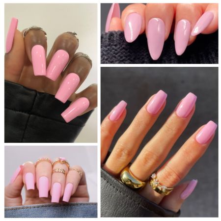 Baby pink nail ideas. Pink nails 

#LTKbeauty #LTKfindsunder50 #LTKfindsunder100