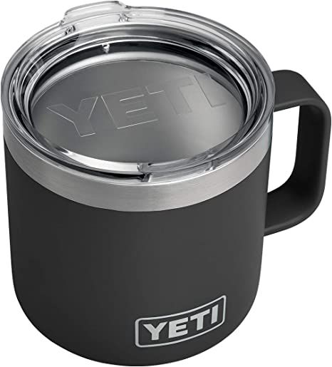 YETI Rambler 14 oz Mug, Stainless Steel, Vacuum Insulated with Standard Lid | Amazon (US)