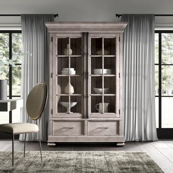 Devers Lighted China Cabinet | Wayfair North America