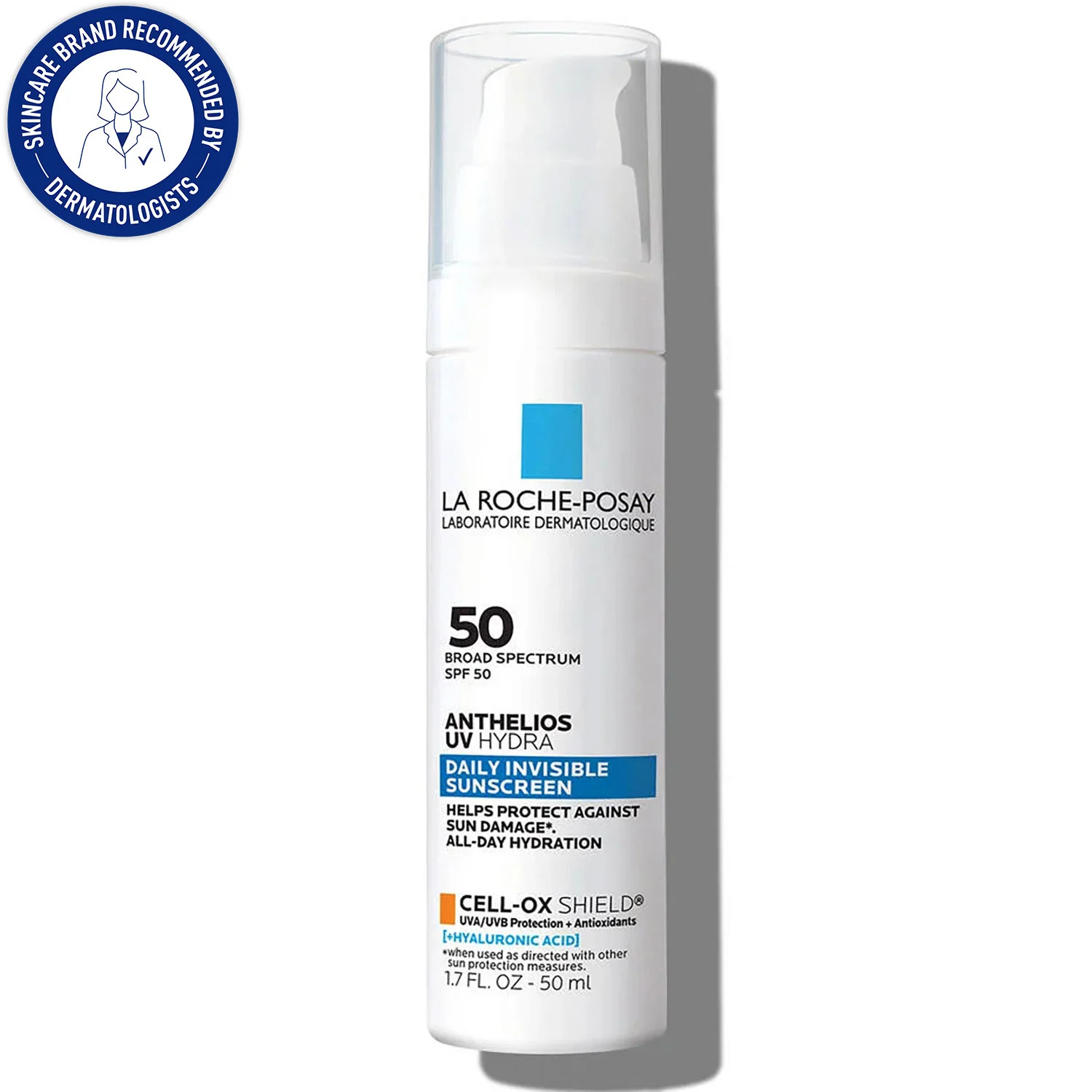 La Roche-Posay Anthelios UV Hydra Hydrating Sunscreen Face Sunscreen SPF 50 with Hyaluronic Acid,... | Walmart (US)