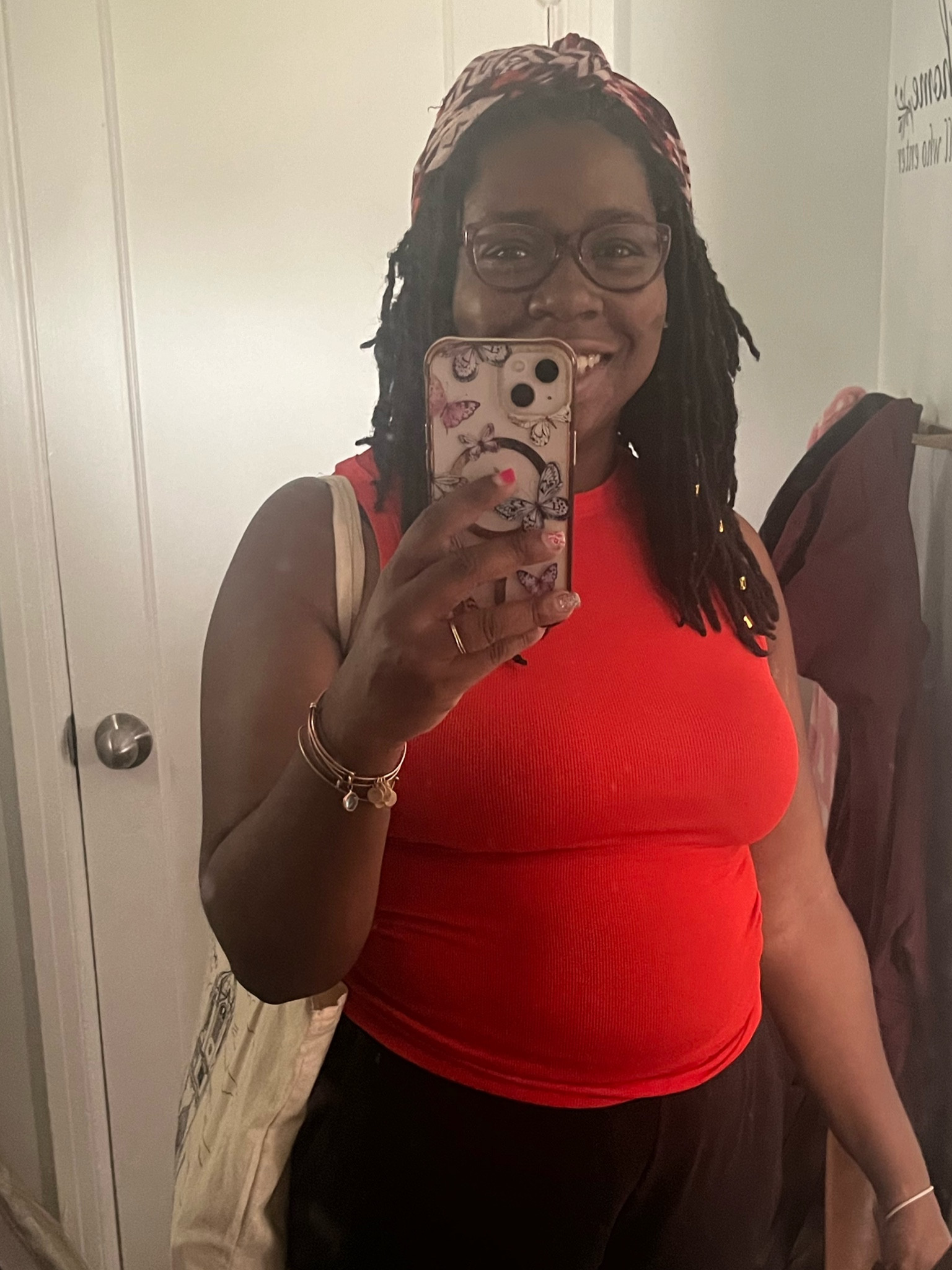 Good morning ☀️ 

Happy Friday. Are we ready for the weekend? Wearing this tank from target for the first time and it’s top tier. One of my finds from Target Circle week. Great color and perfect WFH piece. #shopdeescloset #shopaholicscloset

#LTKFindsUnder50 #LTKStyleTip