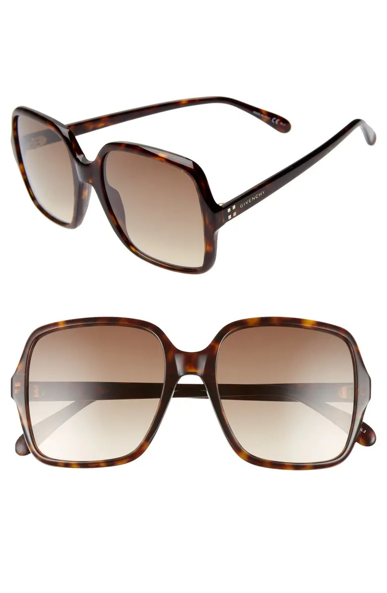 55mm Square Sunglasses | Nordstrom Rack