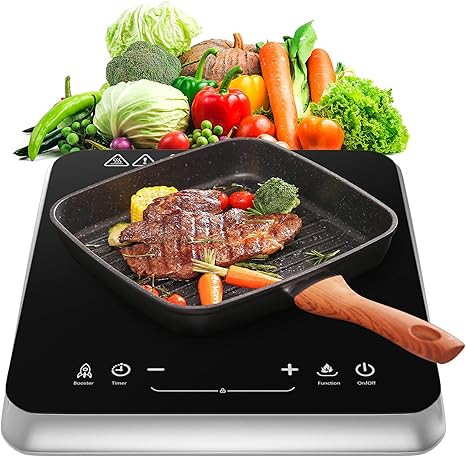 COOKTRON Induction Cooktop Countertop Burner Portable with Fast Warm-Up Mode, 10 Temperature 9 Po... | Amazon (US)