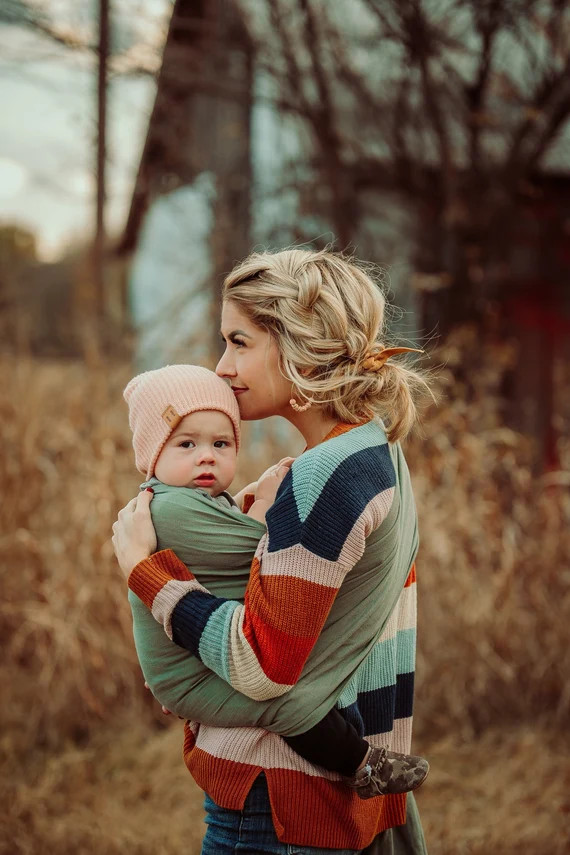 8mm Pink/blush Bead Hoop Earrings | Etsy | Etsy (US)