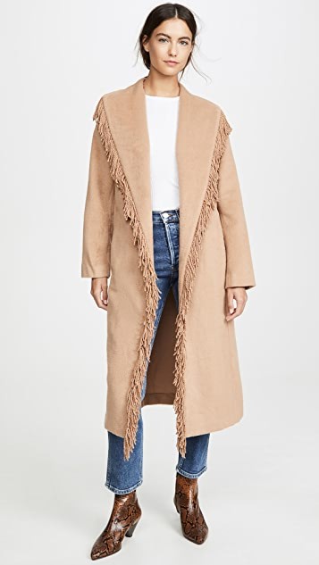 Linda Fringe Coat | Shopbop