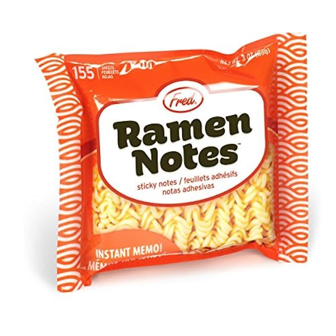 Fred 5200166 RAMEN NOTES Ramen Noddle Sticky Note Pad, 155 Sheets | Amazon (US)