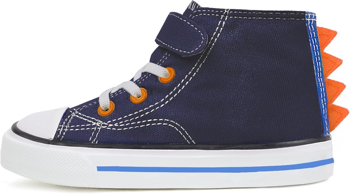 Toandon Kids Adorable Fashion High Top Casual Canvas Sneakers | Amazon (US)