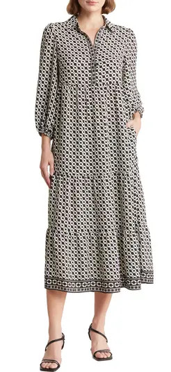 Crepe Tiered Maxi Dress | Nordstrom Rack