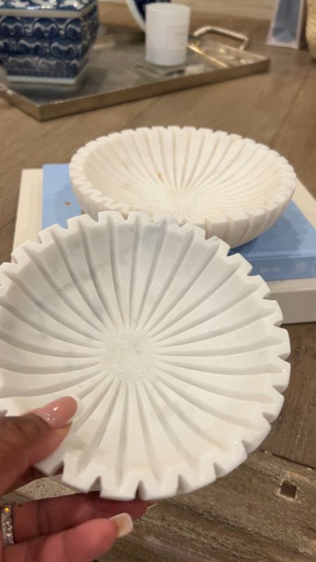 Look what I found at a fraction of the cost?  Viral marble scalloped bowls in 2 different sizes. #justjeannie #scallopedbowls #marblebowls

#LTKhome #LTKfindsunder50