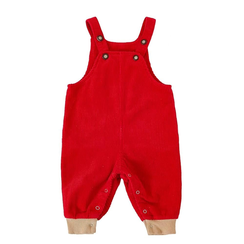 Volunboy Baby Boys Corduroy Overalls Kids Bib Pants Suspender Trousers Toddler Strap Jumpsuit Bot... | Amazon (US)