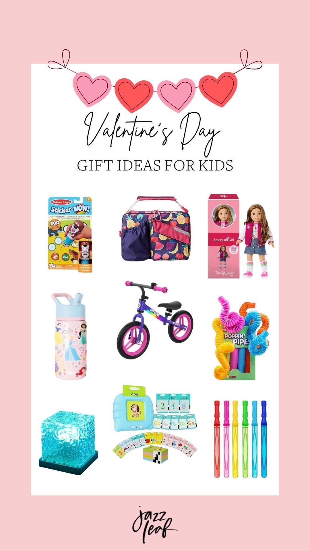 Looking for the best Valentine’s Day gift ideas for kids? 🩷  This roundup is packed with fun, cute, and practical gifts little ones will love — from toys and bubbles to lunch bags, dolls, and creative surprises. Perfect for toddlers, preschoolers, and young kids, these Valentine gifts are great for parents, grandparents, or classroom inspiration. Save this list for sweet, kid-approved Valentine fun!

#LTKValentine #LTKKids