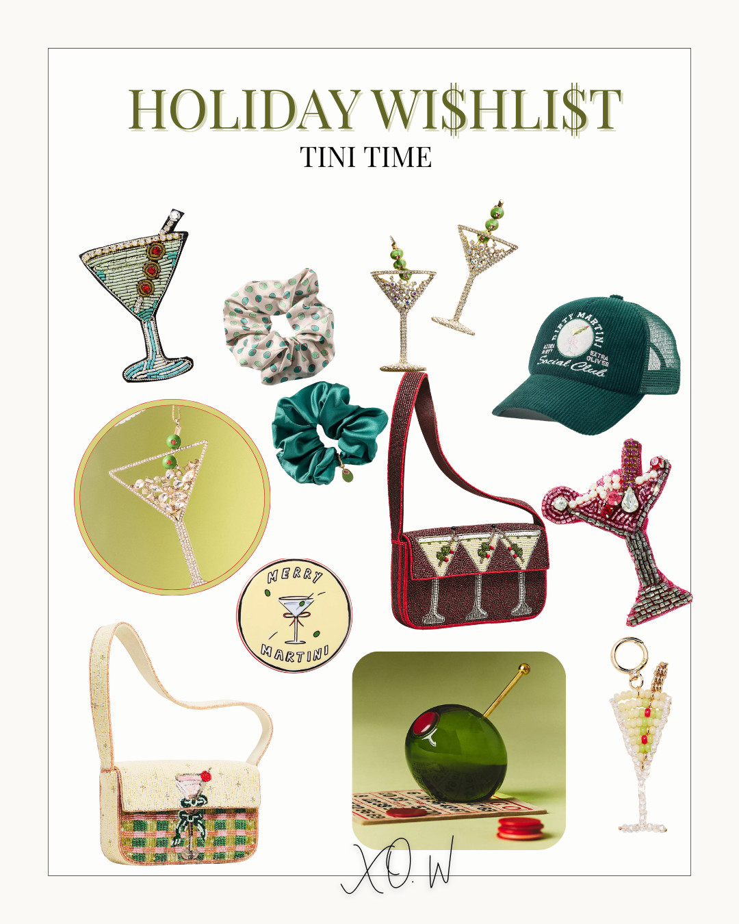 Tini Time Gift Guide 🍸✨
Martini girl gifts, cocktail accessories, beaded earrings, themed bags & holiday finds.

Gifts for her • hostess gifts • stocking stuffers
 #martinigirl #holidaywishlist #cocktailgifts 

 #LTKCyberWeek #LTKGiftGuide #LTKHoliday