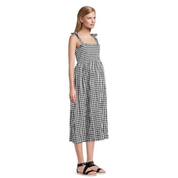 Destination Maternity Women's Tie Shoulder Dress, Sizes S-2XL | Walmart (US)
