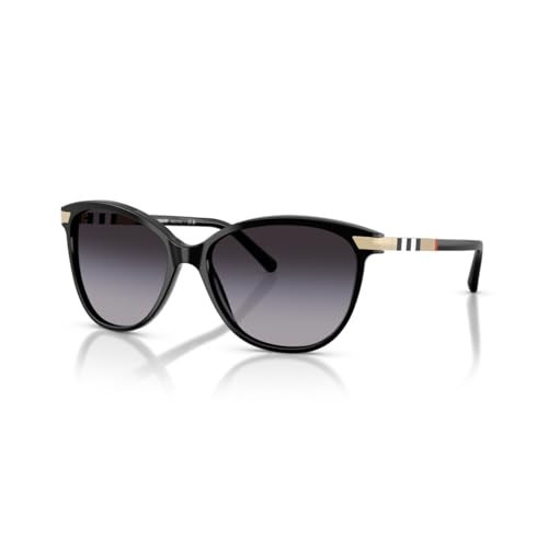BURBERRY BE4216 30018G 57M Black/Grey Gradient Cateye Sunglasses for Women+Bundle with Accessory Eyewear Kit | Amazon (US)