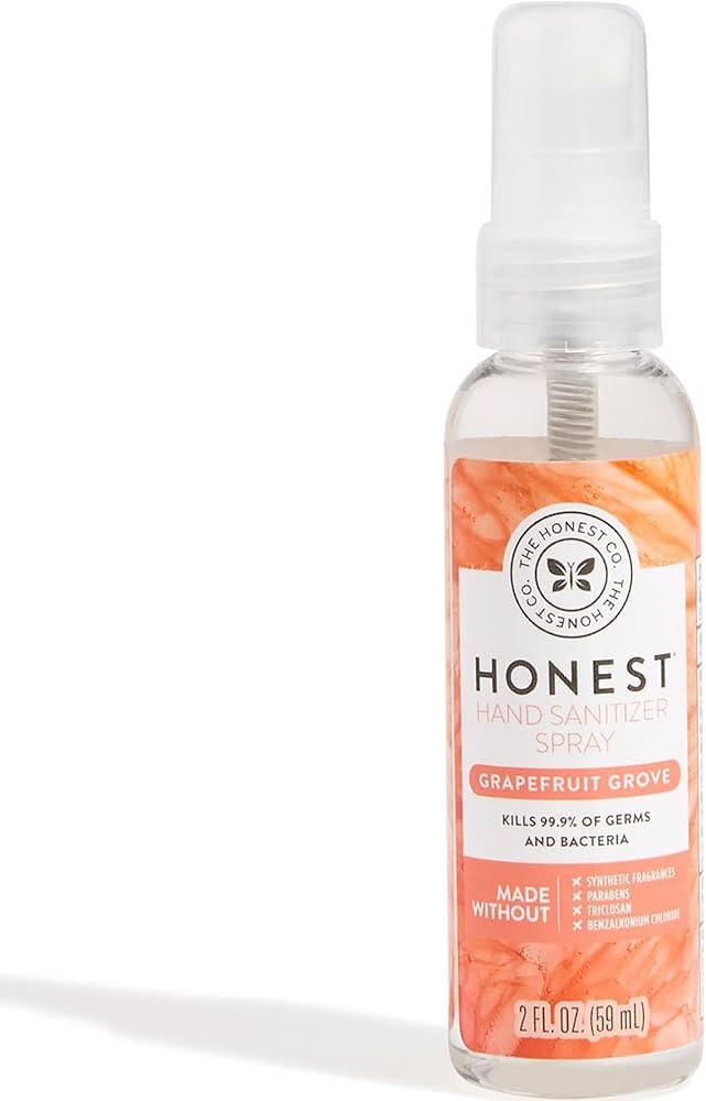 The Honest Company Plant-Based Hand Sanitizer Spray | Kills 99.9% of Germs | Hypoallergenic, Quic... | Amazon (US)