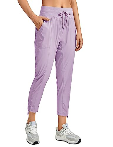 CRZ YOGA Womens Casual 7/8 Pants 25"- Lightweight Workout Outdoor Athletic Track Travel Lounge Jo... | Amazon (US)