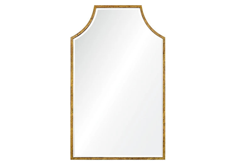 DISTRESSED GOLD LEAF MIRROR | Alice Lane Home Collection
