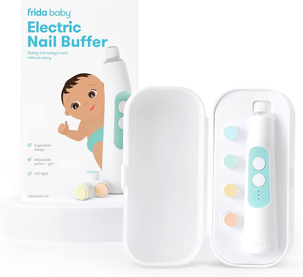 Frida Baby Electric Nail Buffer | Safe + Easy Baby Nail File, Baby Nail Clippers + Nail Trimmer K... | Amazon (US)