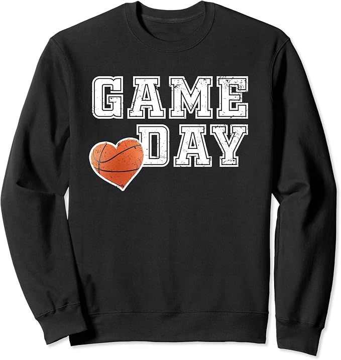 Women's Cute Basketball Mom Friday Night Game Day Sweatshirt | Amazon (US)