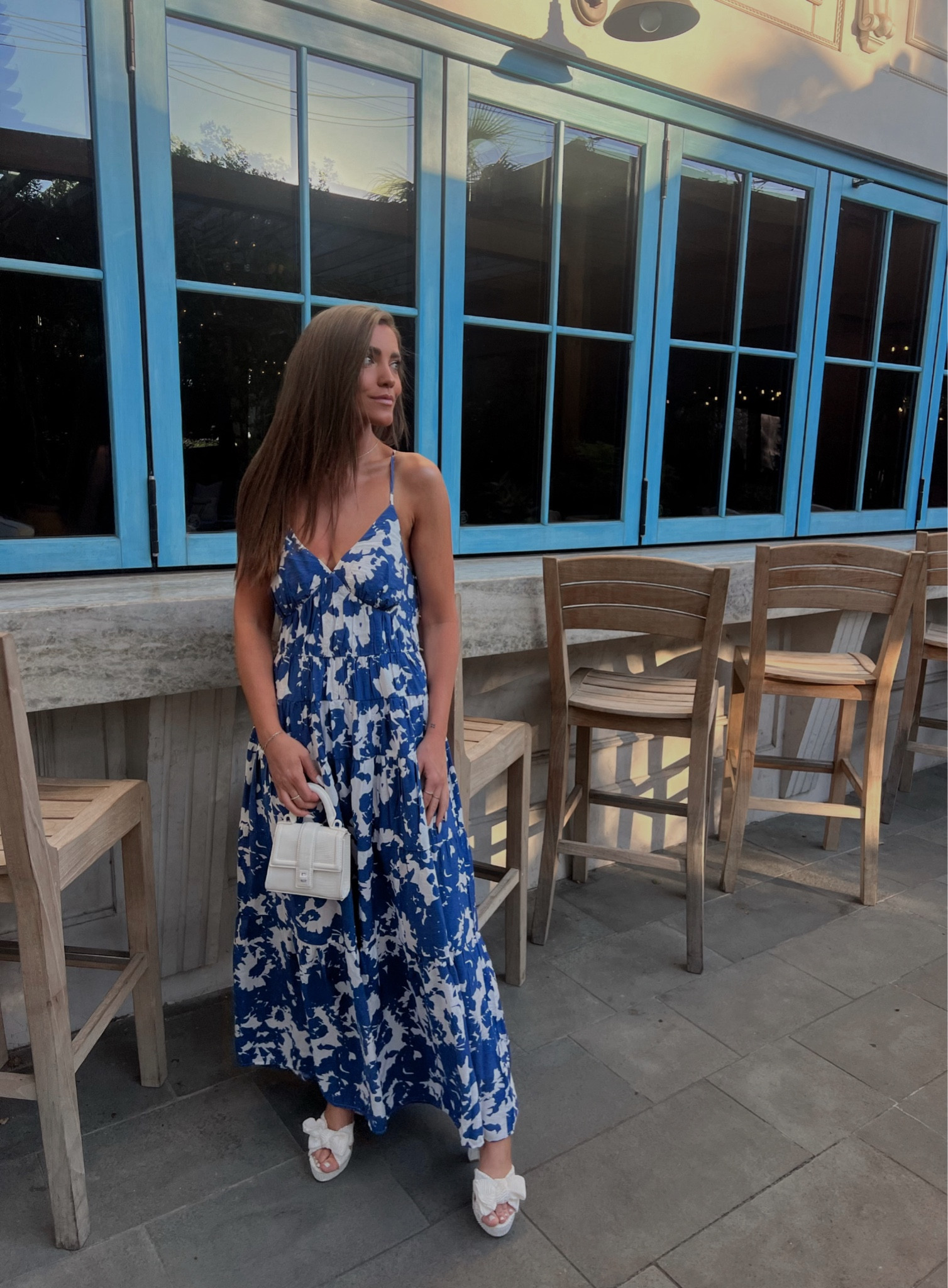summer blues 💙 wearing a size medium but could have sized down to a small! On sale right now! 

#LTKBeauty #LTKSeasonal #LTKSummerSales