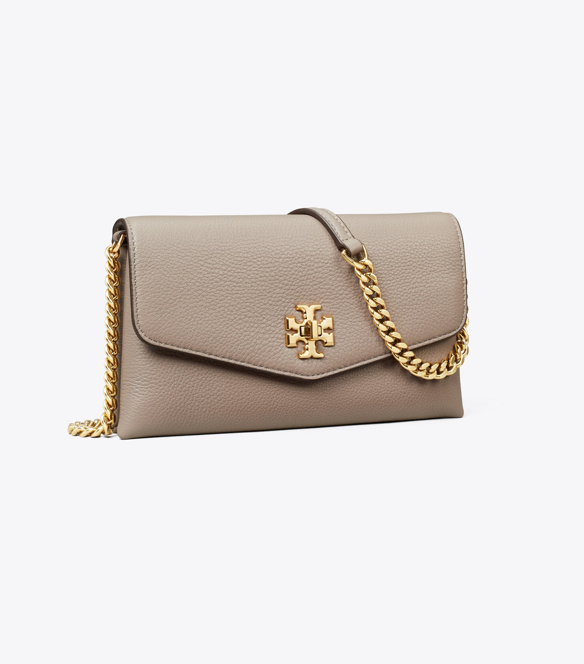 Kira Pebbled Chain Wallet | Tory Burch (US)