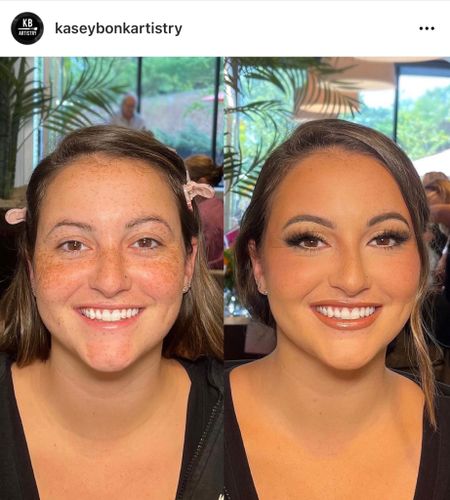 Gorgeous before & after on my client 💄🔥 Some key products 

- mario matte eye palette 
- bliss blush rare beauty 
- coconut white eye liner 
- nars foundation "barcelona" & "sante fe"
- mac eye primer "painterly"
- milk hydro grip primer 
- dior highlight on cheeks & eyes 



#LTKwedding #LTKbeauty