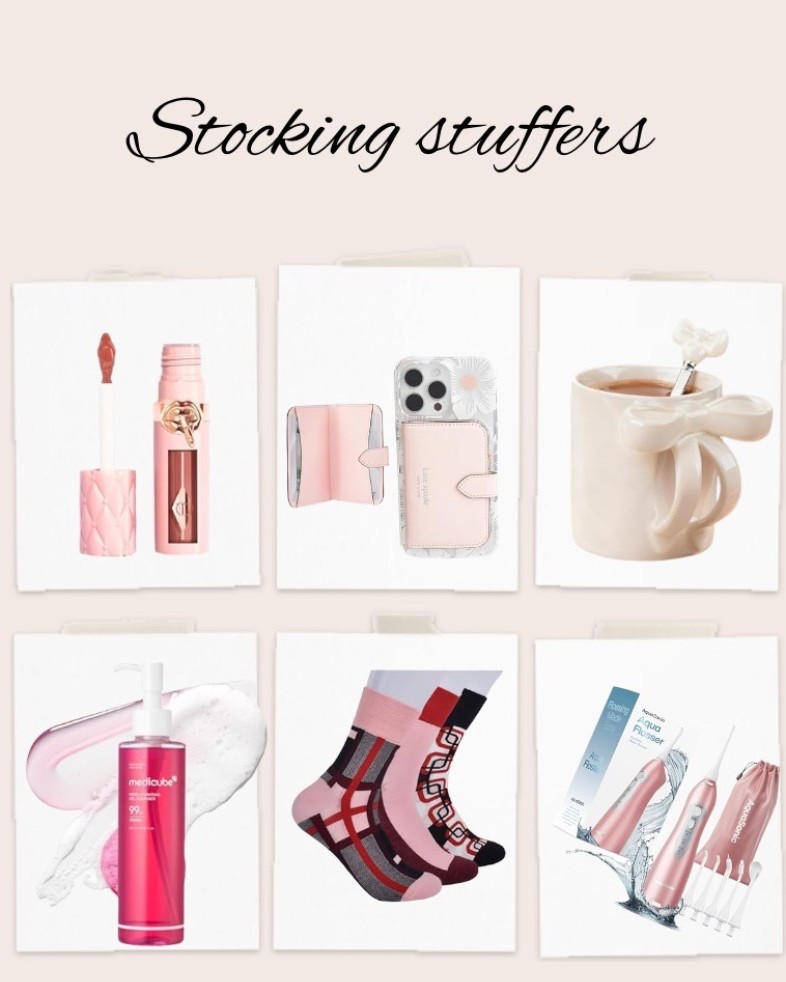 Stocking stuffers but make it girly, cozy & actually useful 🎀✨
Little luxuries that feel thoughtful, pretty, and fun — perfect for sisters, besties, moms, teachers, teens… everyone gets a little smile 🫶🏼
Linked everything so you can save time scrolling + shop quick 🎁🛍️

Tap to shop + save 💗
#StockingStufferSeason


#StockingStuffers #GiftGuideForHer #HolidayGifts2025 #ChristmasGiftIdeas #LTKGiftGuide #LTKFinds #AmazonFinds #AffordableGifts #SmallGiftsBigSmiles #GirlyAesthetic #PinkEverything #CozySeasonVibes #GiftIdeasForHer #PrettyLittleThings #HolidayShoppingTime 🎀✨

#LTKHoliday #LTKGiftGuide #LTKSeasonal
