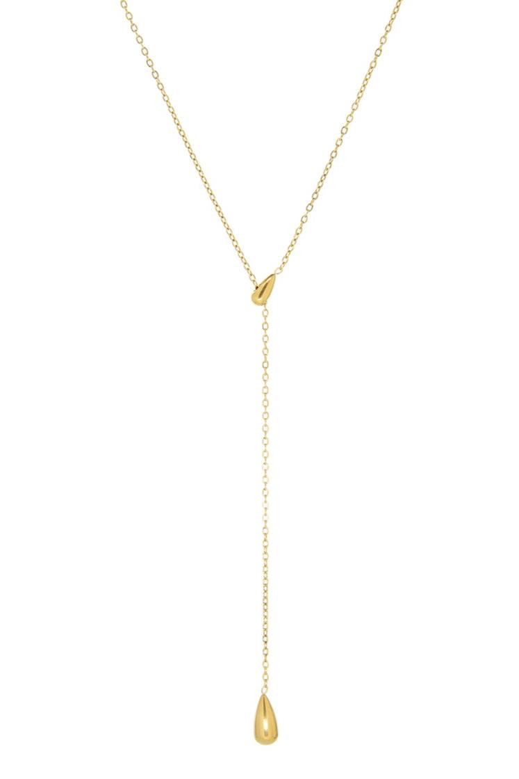 Droplet Lariat Necklace | South Moon Under