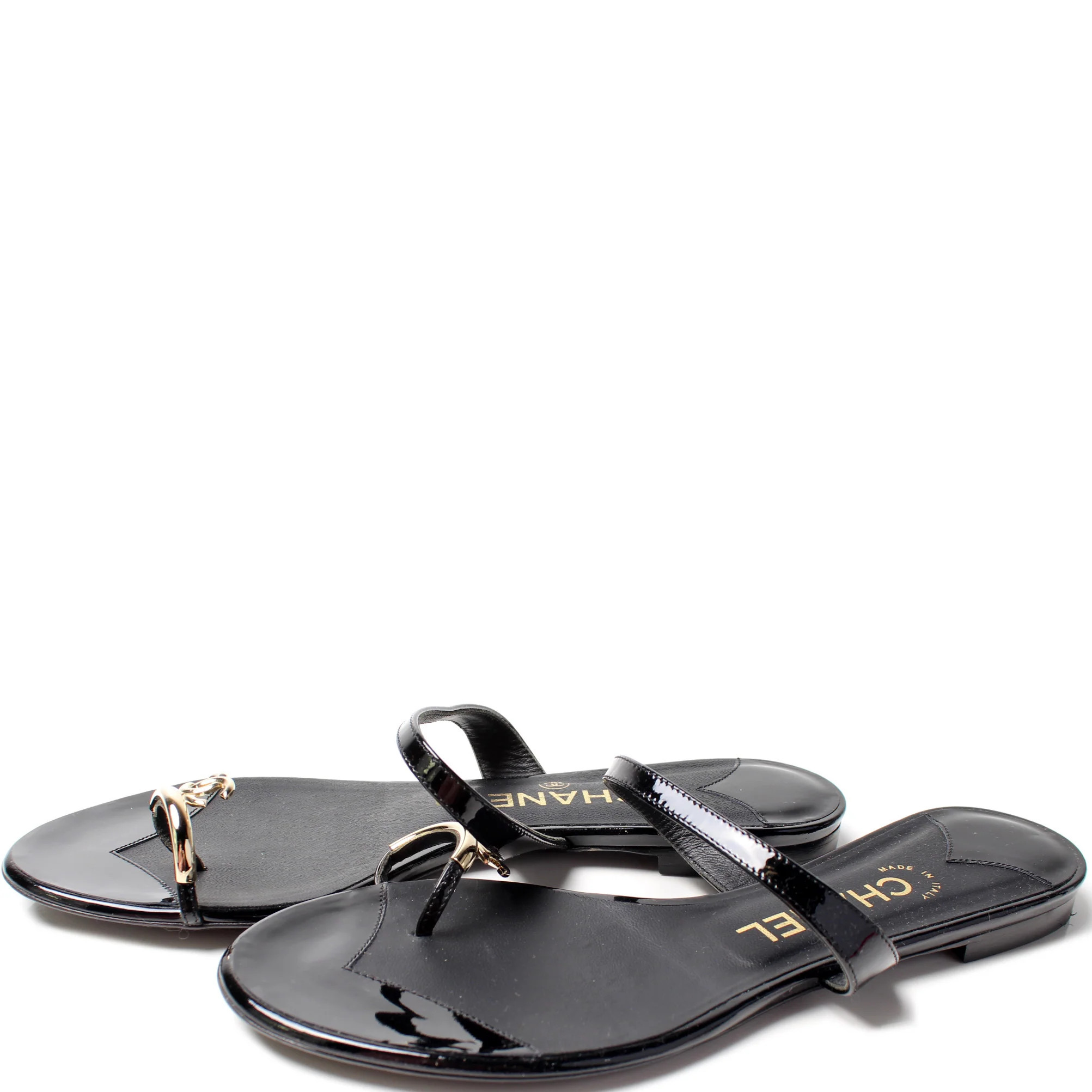 CC Strap Sandal Size 38.5 | Keeks Designer Handbags